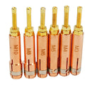 10-Piece Collet Chuck Set M3–M10 for CD Stud Welding Torch