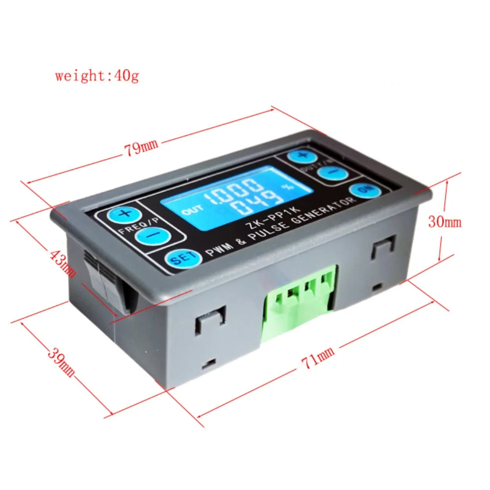 ZK-PP1K PWM Signal Generator | 1Hz–150KHz Square Wave