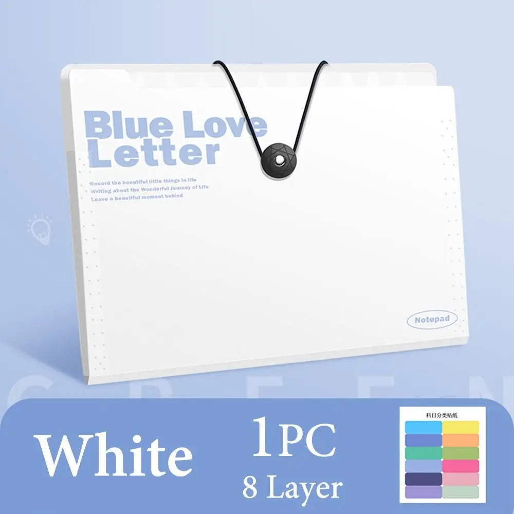 Waterproof A4 File Folder 5/8/12 Pockets | Document Organizer