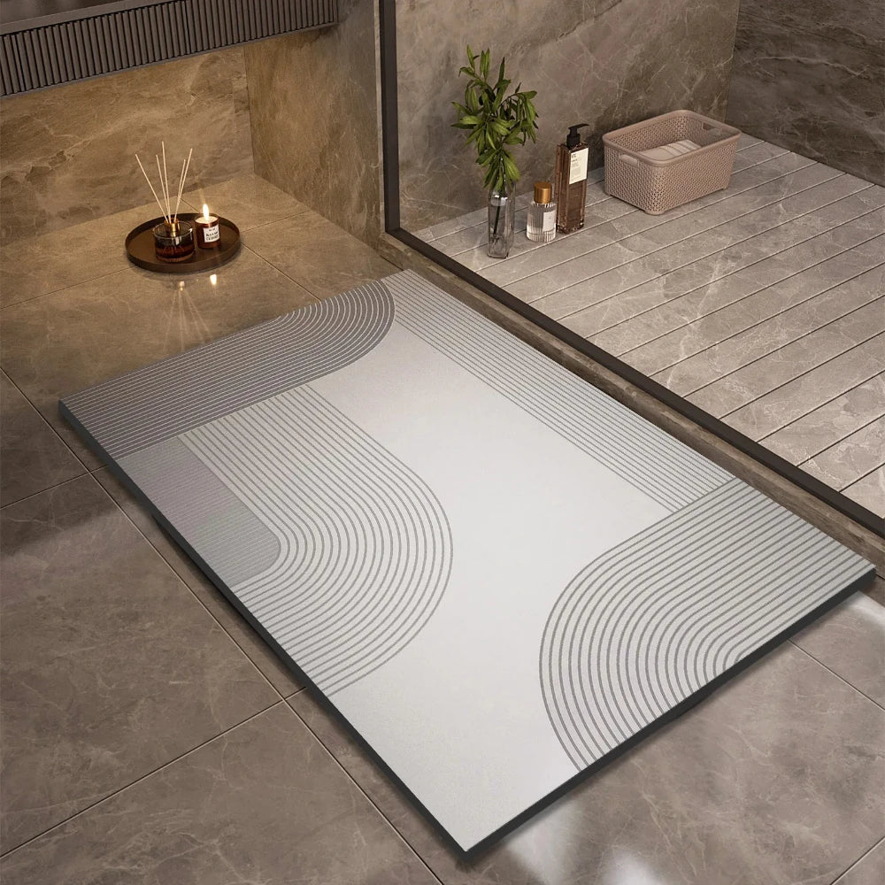 Super Absorbent Anti-Slip Bath Mat | Quick Dry Diatom Mud Rug