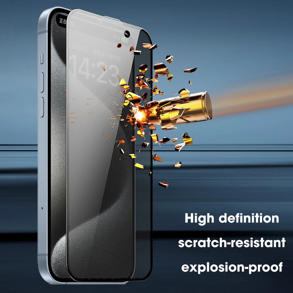Privacy Screen Protector iPhone 17/17 Pro/Air – Tempered Glass