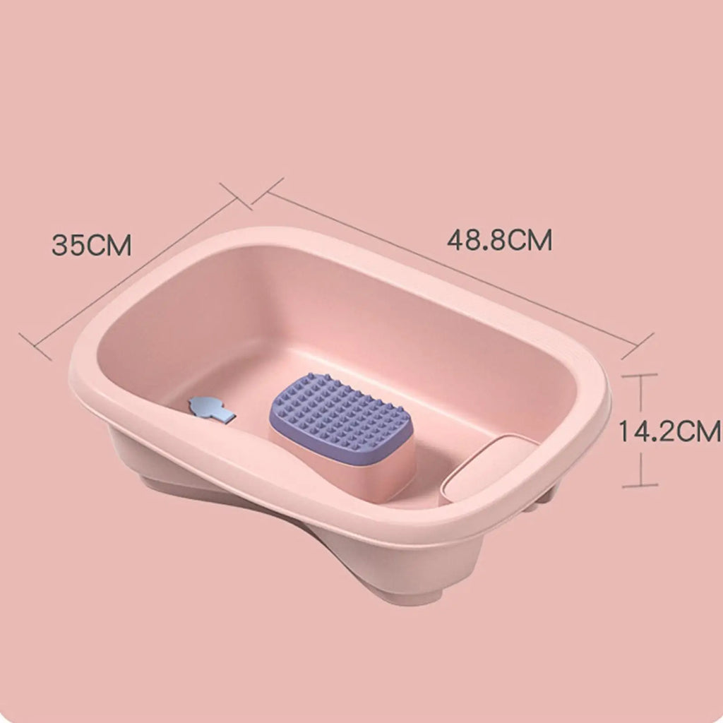 Portable Hair Washing Basin with EVA Cushion | Bedside Shampoo Bowl