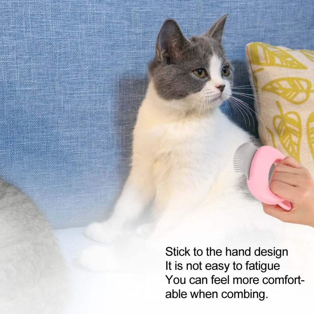 Shell Shape Cat & Dog Deshedding Brush – Fur Removal Comb