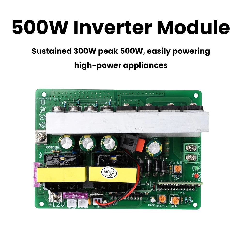 500W DC-AC Inverter Module 12V to 220V Pure Sine Wave