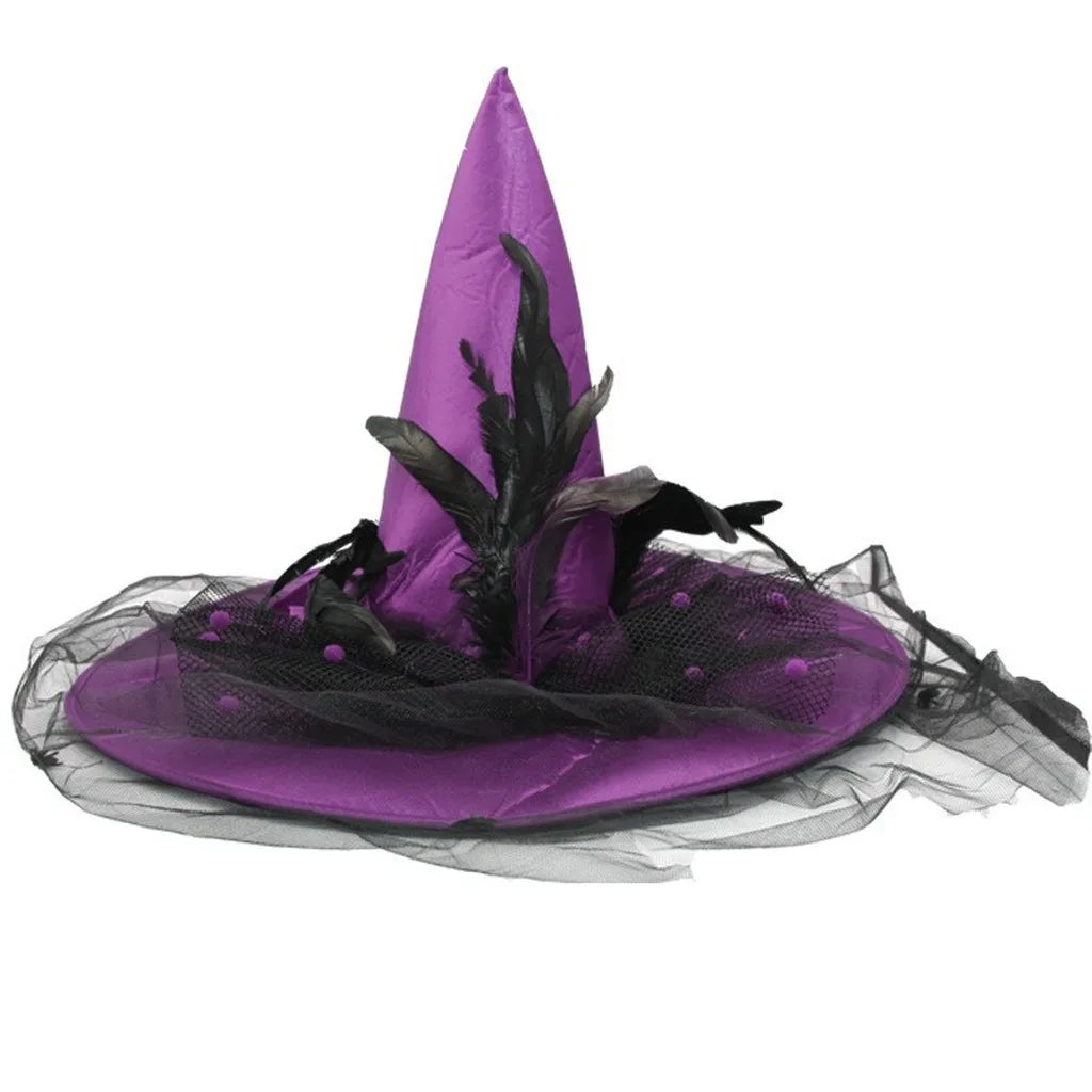 Pointed Cone Witch Hat – Halloween Cosplay & Fancy Dress