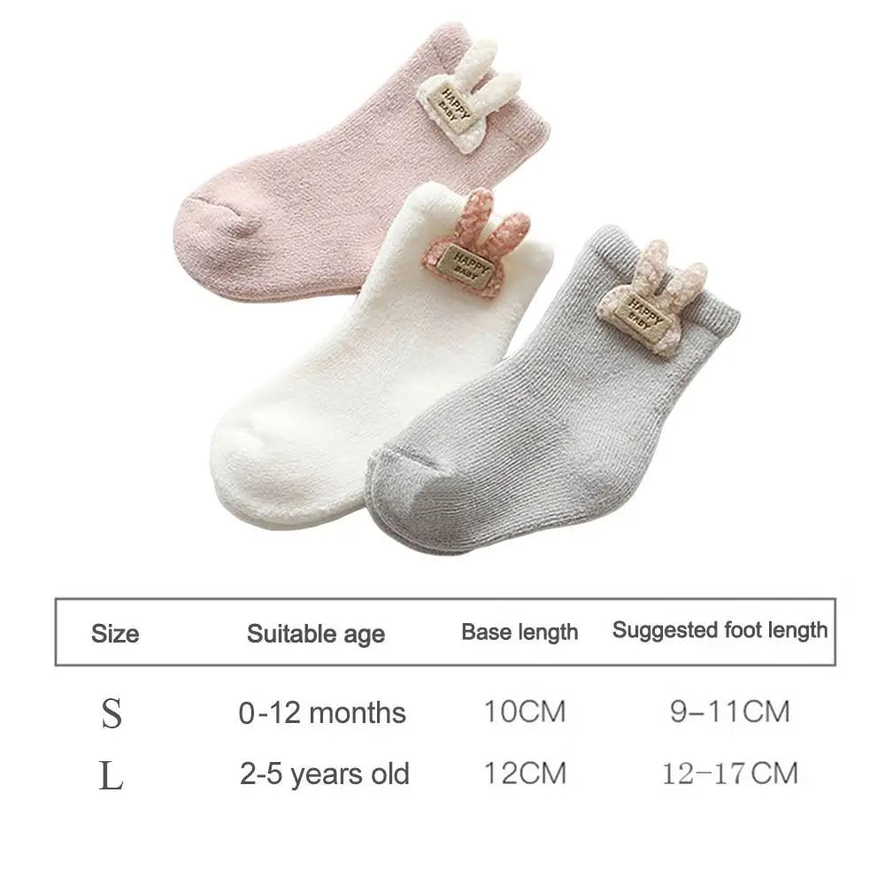 Thickened Cotton Terry Baby Socks – Warm Infant Socks