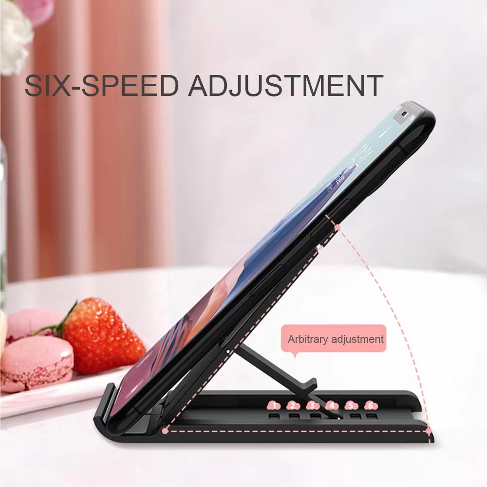 Foldable Multi-Angle Phone Stand | Anti-Slip Desktop Holder