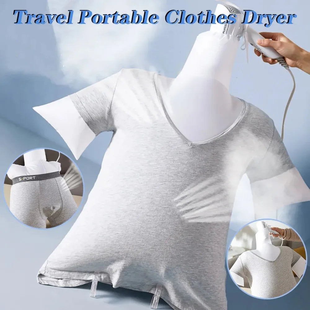 Portable Quick Dry Clothes Bag for Travel | Hair Dryer Drying