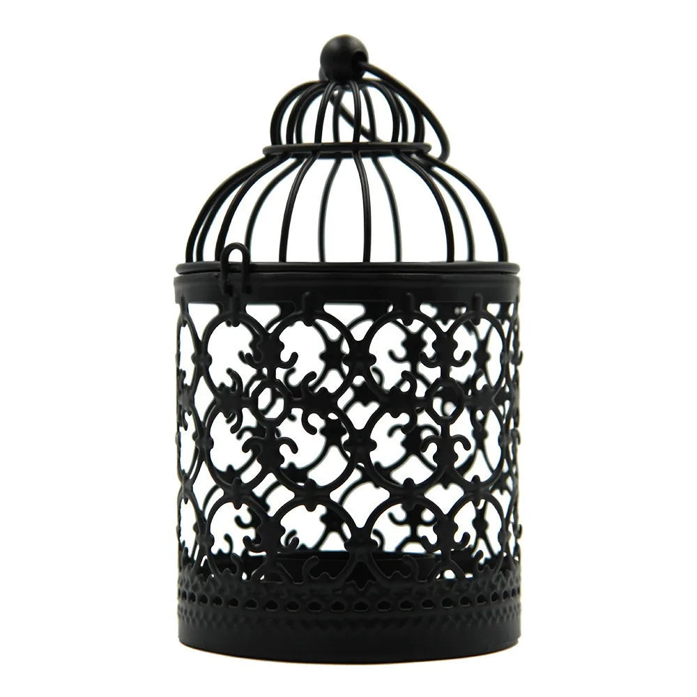 Vintage Bird Cage Candle Holder – Lantern Décor Ornament