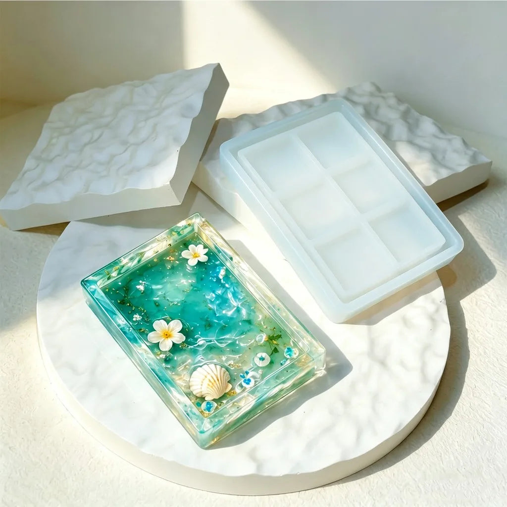 Silicone Rectangular Resin Tray Mold – DIY Casting & Crafts