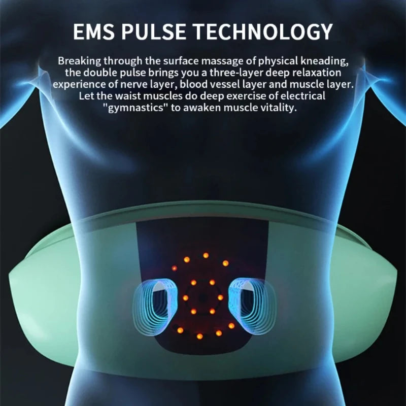 Lumbar Airbag Massager – Heat, Vibration & Traction | ST-1202