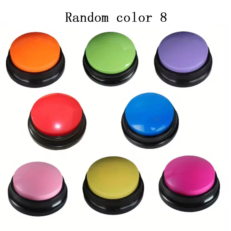 Dog Communication Voice Recording Buttons – 30s Pet Training Buzzer