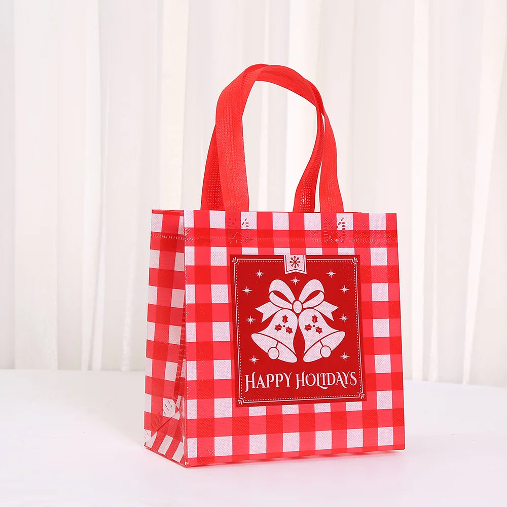 Large Christmas Non-Woven Gift Bag with Handles 20x20x9cm