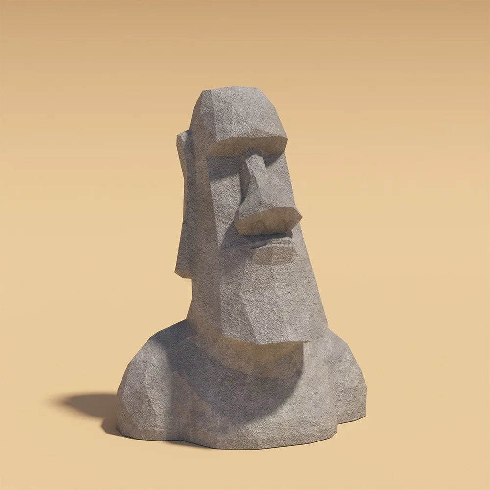 Moai Guardian Silicone Mold – DIY Candle, Resin & Plaster Art