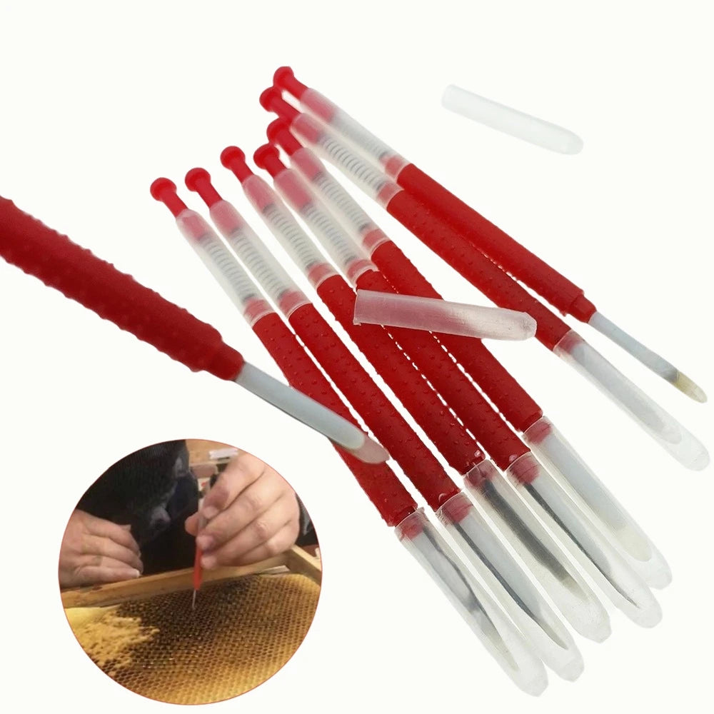 10-Piece Bee Grafting Tools Kit – Retractable Queen Larva Spoons