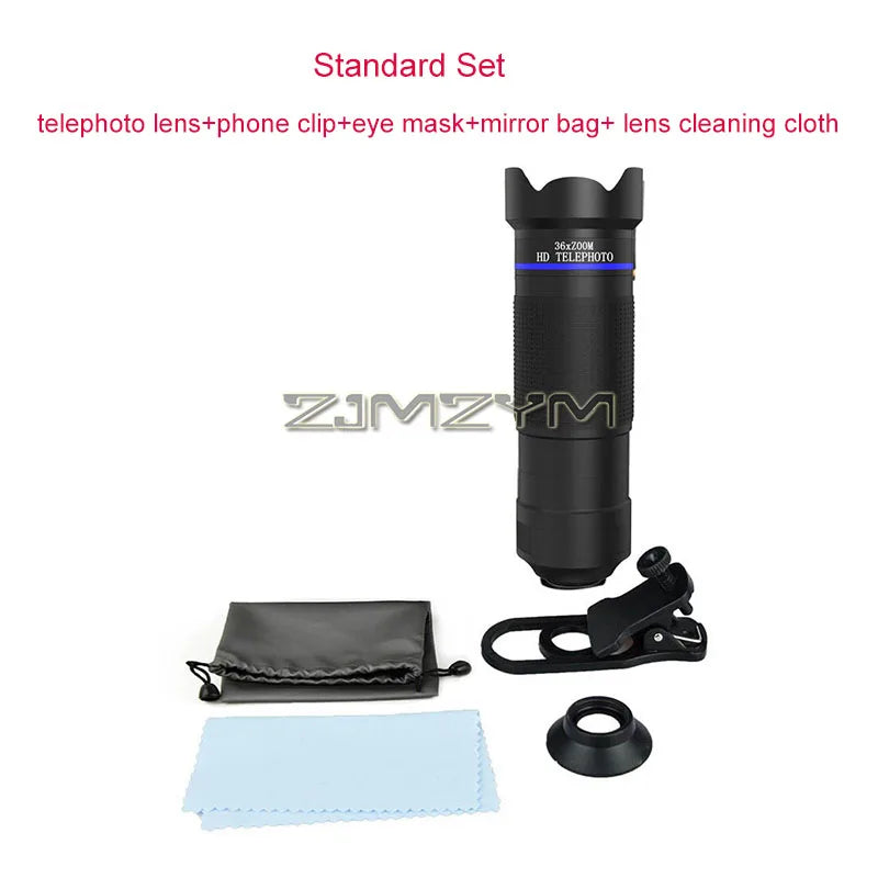 36x Zoom Monocular Telephoto Lens for Smartphones – HD
