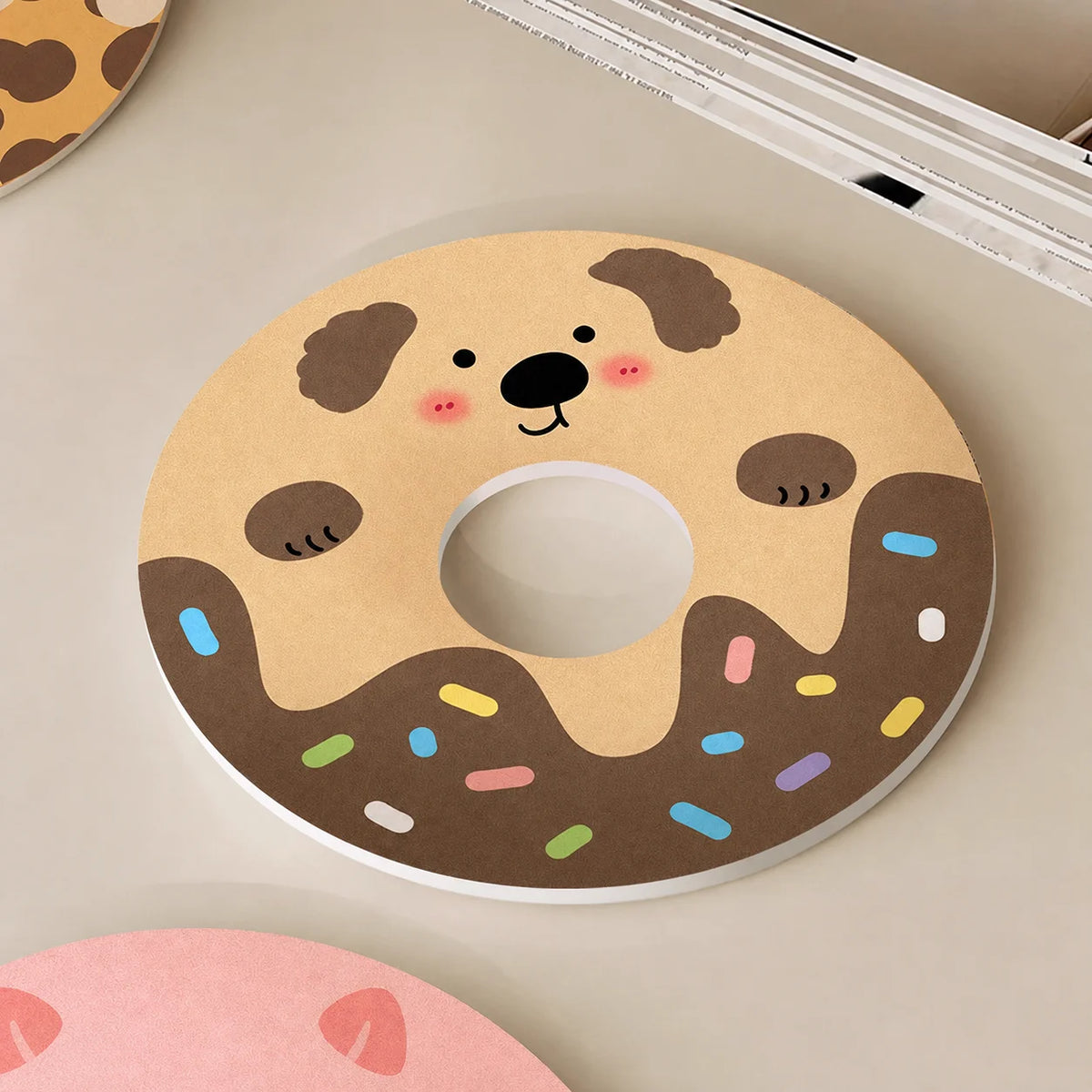 Donut Diatomite Absorbent Drink Coaster – Eco-Friendly