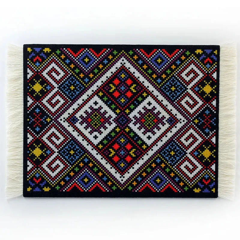 Persian Carpet Mouse Pad – Anti-Slip Rubber Gaming Mat 18×26cm