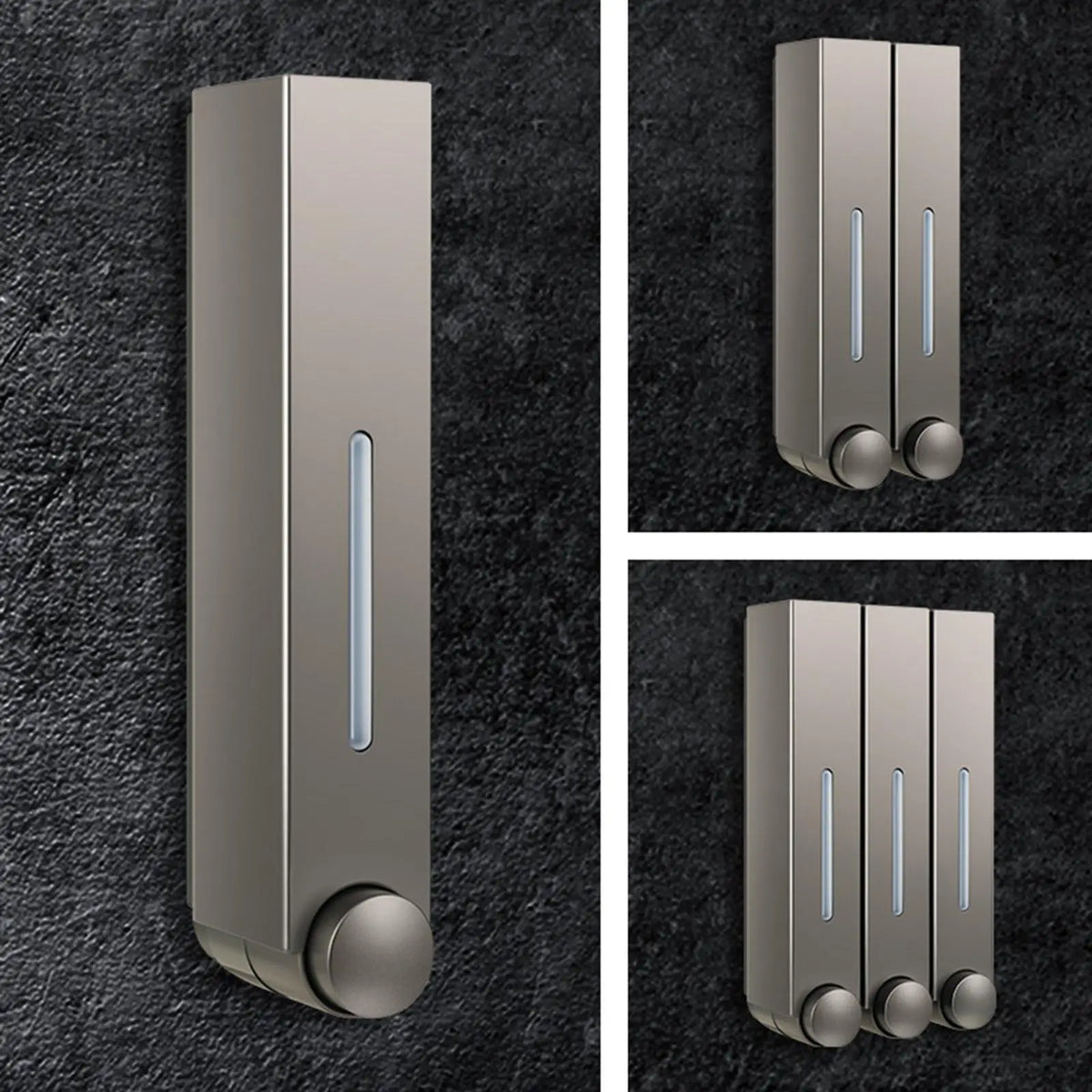 Wall Mounted Soap & Lotion Dispenser – Single/Double/Triple