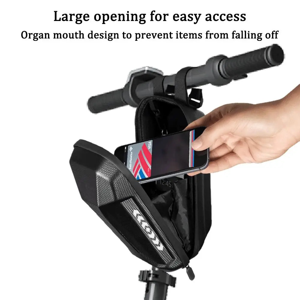 Electric Scooter Front Handlebar Bag – Waterproof Hard Shell EVA