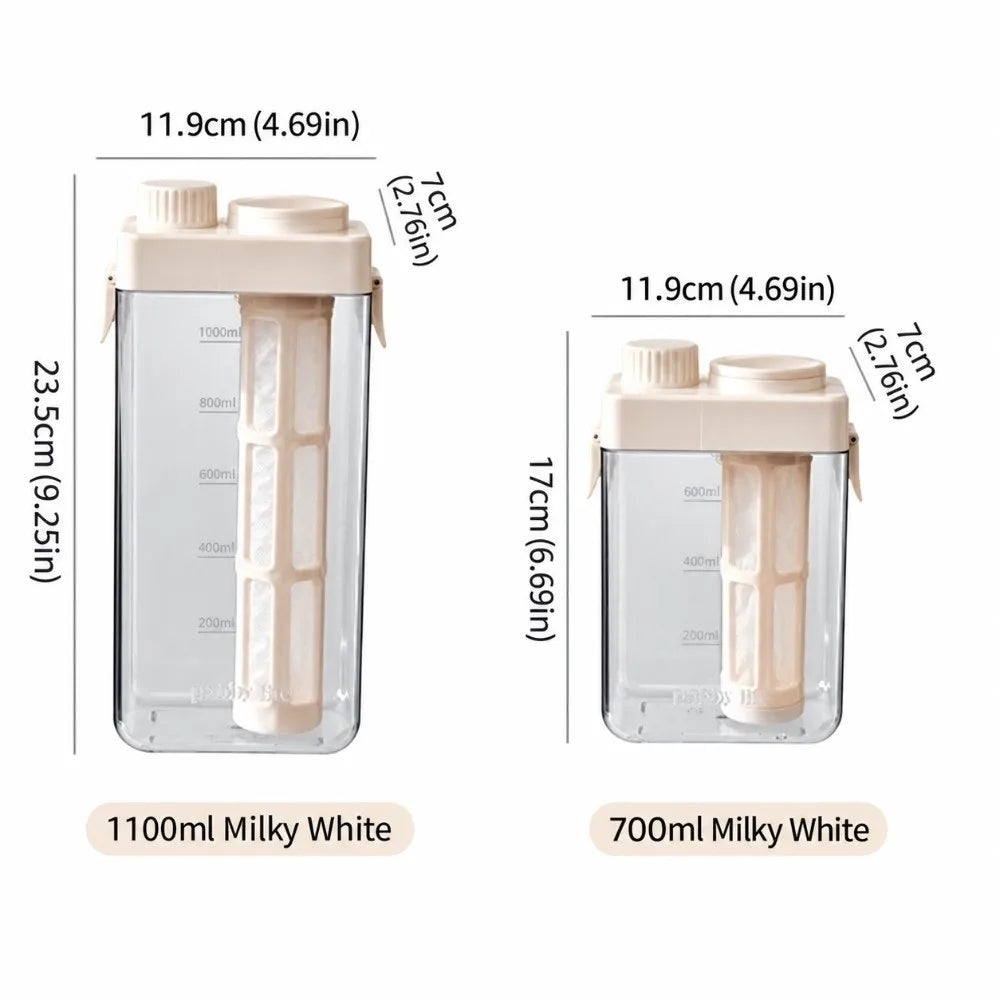 Cold Brew Coffee Maker Pitcher | Fine Mesh Filter & Scale