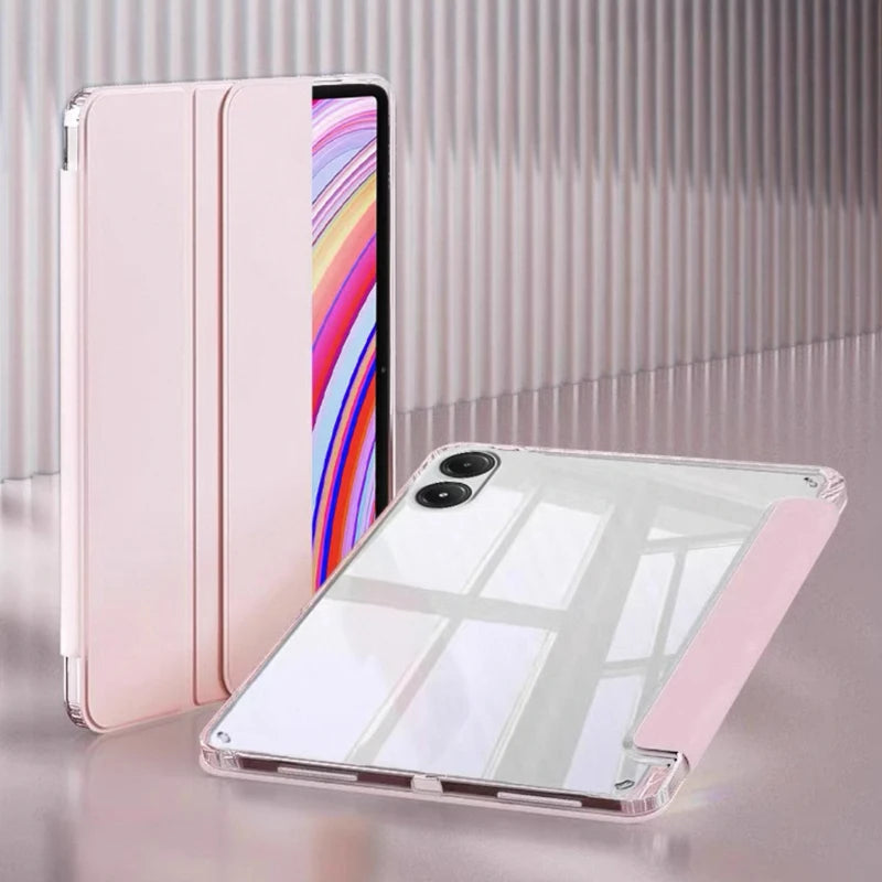 Redmi Pad Pro & Poco Pad Case 12.1" | Acrylic Back + Pen Holder