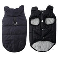 Windproof Fleece Dog Jacket with D-Ring | Small & Medium Dogs