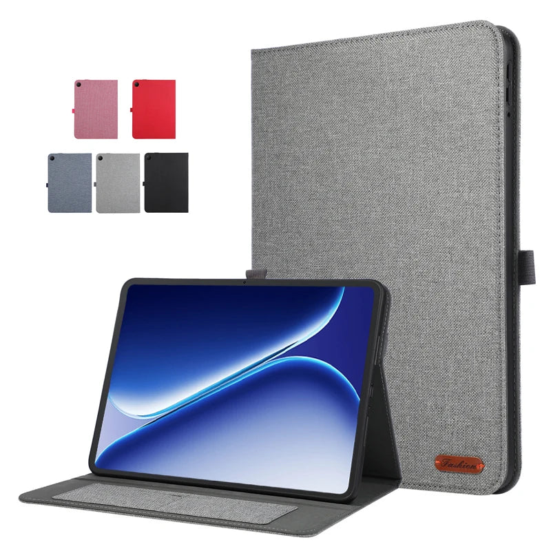 OnePlus Pad Go 2 Case 12.1" Soft Fabric Flip Stand Cover