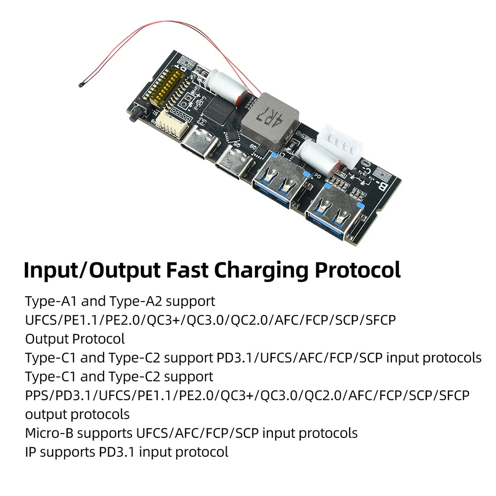 Gaqqee 100W Power Bank Module | MPPT Solar Fast Charging