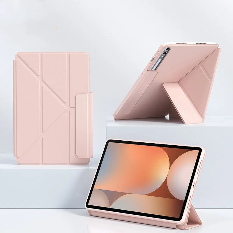PU Leather Tri-Fold Stand Case – Samsung Galaxy Tab S10 Lite
