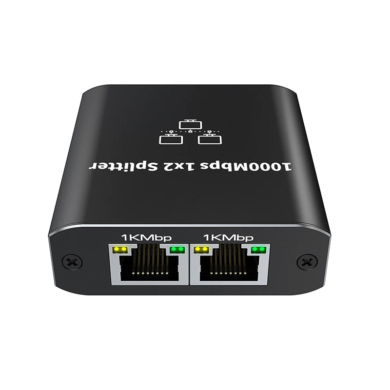 OULLX RJ45 Gigabit Ethernet Switch Hub 1 In 2/3 Out LAN