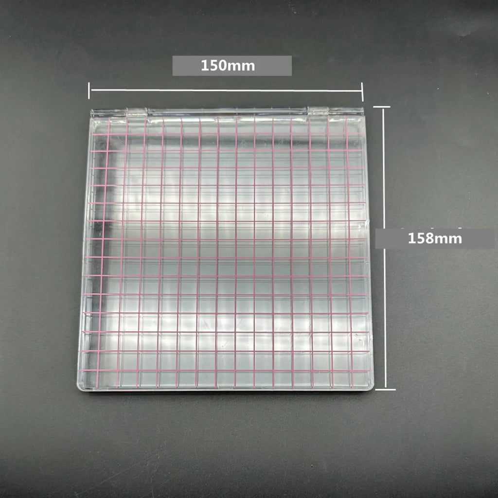 Acrylic Stamp Block Positioner | Transparent Grid Stamping Tool
