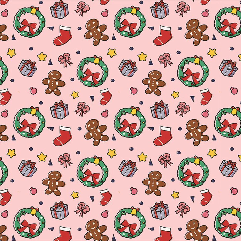 Christmas Wrapping Paper Set – 10 Festive Colorful Sheets