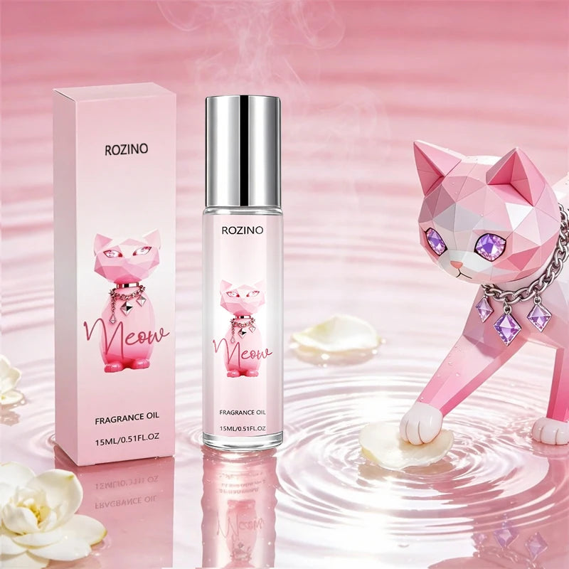 ROZINO Jasmine Gardenia Roll-On Perfume Oil | Alcohol-Free 15ml