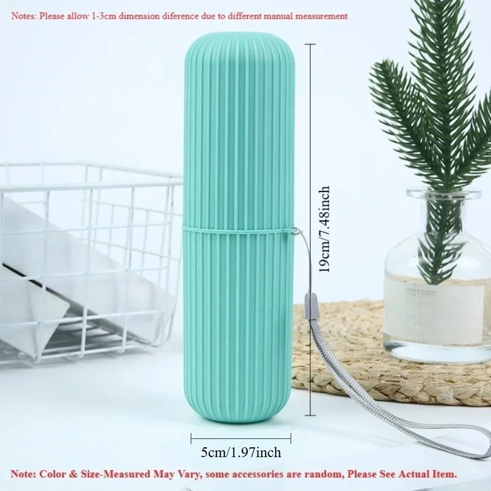 Portable Toothbrush & Toothpaste Travel Case – Leak-Proof