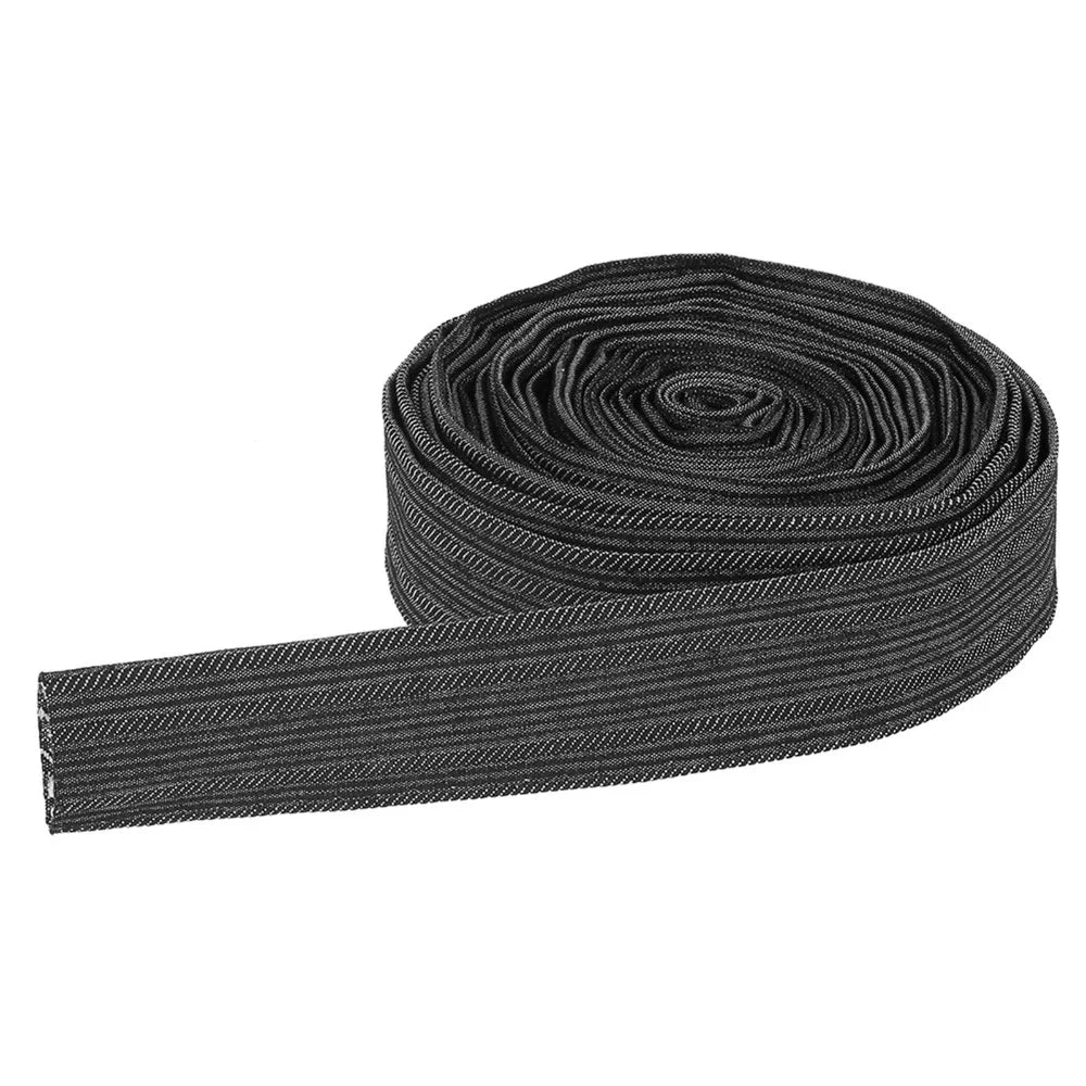 Nylon Protective Sleeve 7.5m | Cable & Hose Cover – Black