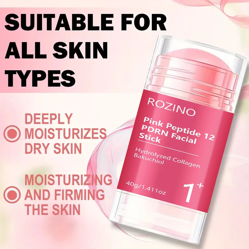 ROZINO PDRN Pink Firming Facial Stick | Collagen & Bakuchiol