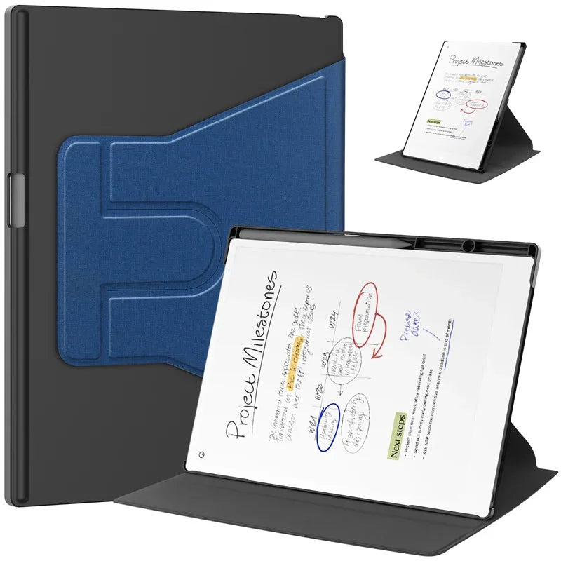 reMarkable Paper Pro 11.8" 360° Rotating Case & Pen Holder