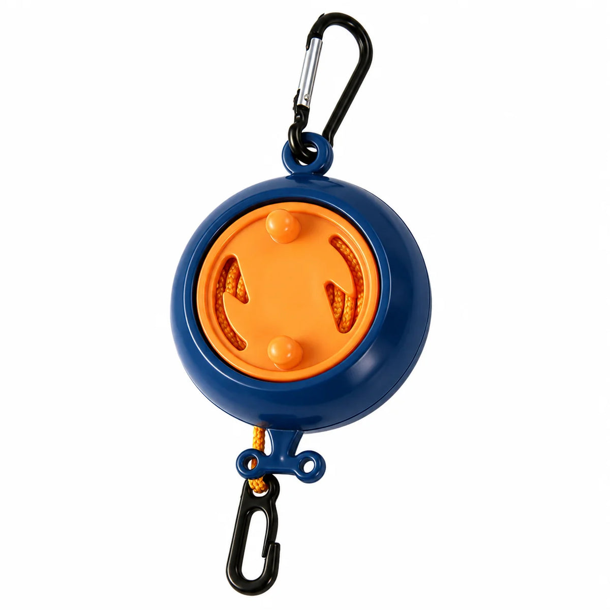 Retractable Clothesline with Dual Carabiner Hooks | 1–9m Travel