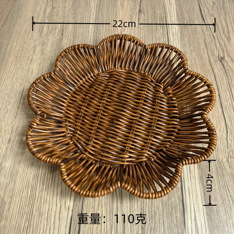 Woven Rattan Fruit & Vegetable Storage Basket | Home Décor