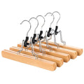 Wooden Skirt & Pants Hanger – Non-Slip Retro Closet Hook
