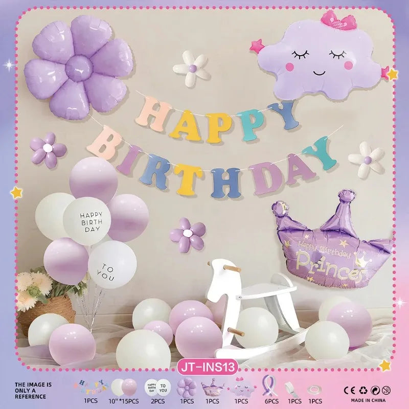 Kids Birthday Balloon Decoration Set – Boys & Girls Party