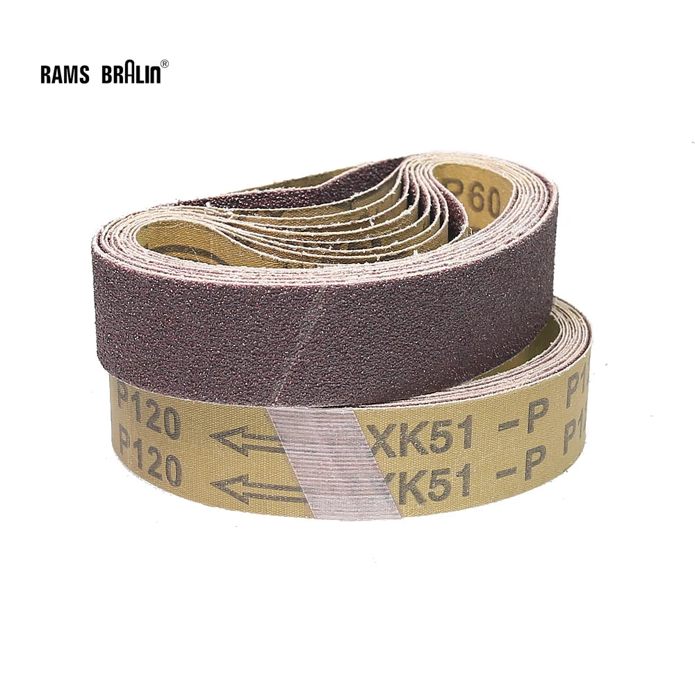 10-Pack A/O Sanding Belts 330x30mm | Air Belt Sander Belts