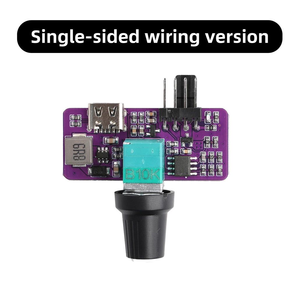 4-Pin PWM Fan Controller USB-C to 12V DIY Module | Gaqqee