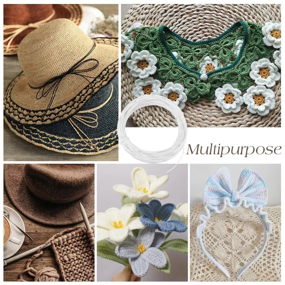 50 Yards PVC Millinery Wire – Hat Brim Shaping & DIY Crafts