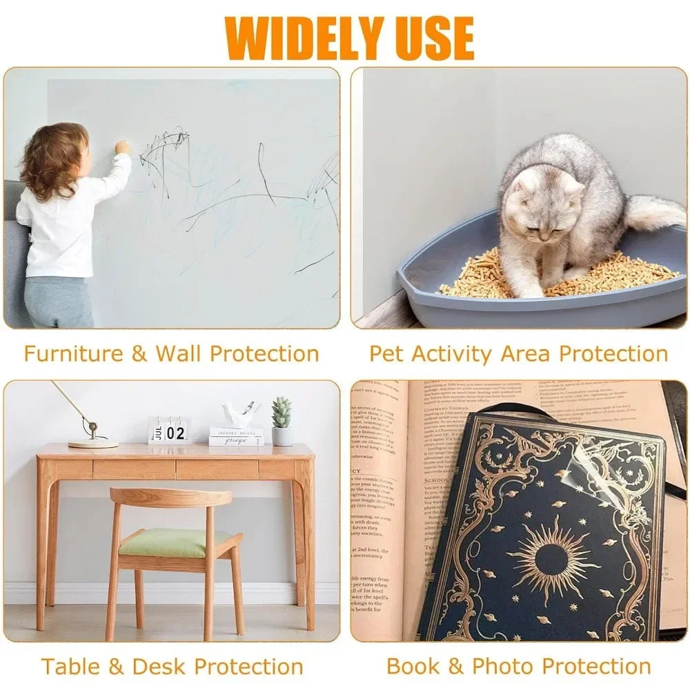 Kitchen Backsplash Protector Film – Oil & Waterproof Wall Sticker