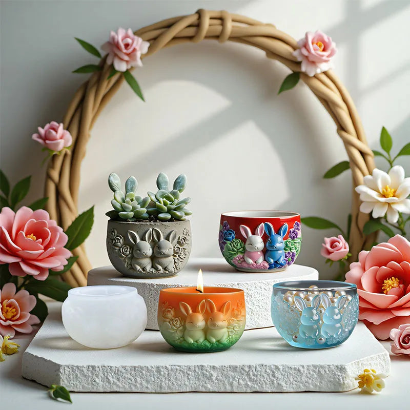 Animal Silicone Mold – DIY Candle, Resin & Gypsum Craft