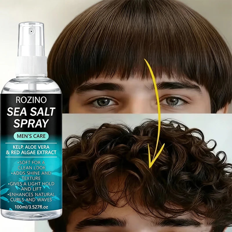 ROZINO Men's Sea Salt Hair Spray – Volume, Texture & Hold