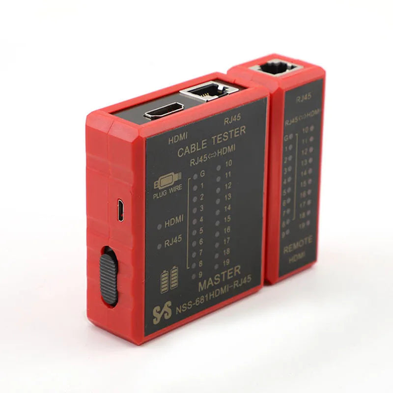OULLX Network Cable Tester – HDMI, RJ45, RJ11 & POE