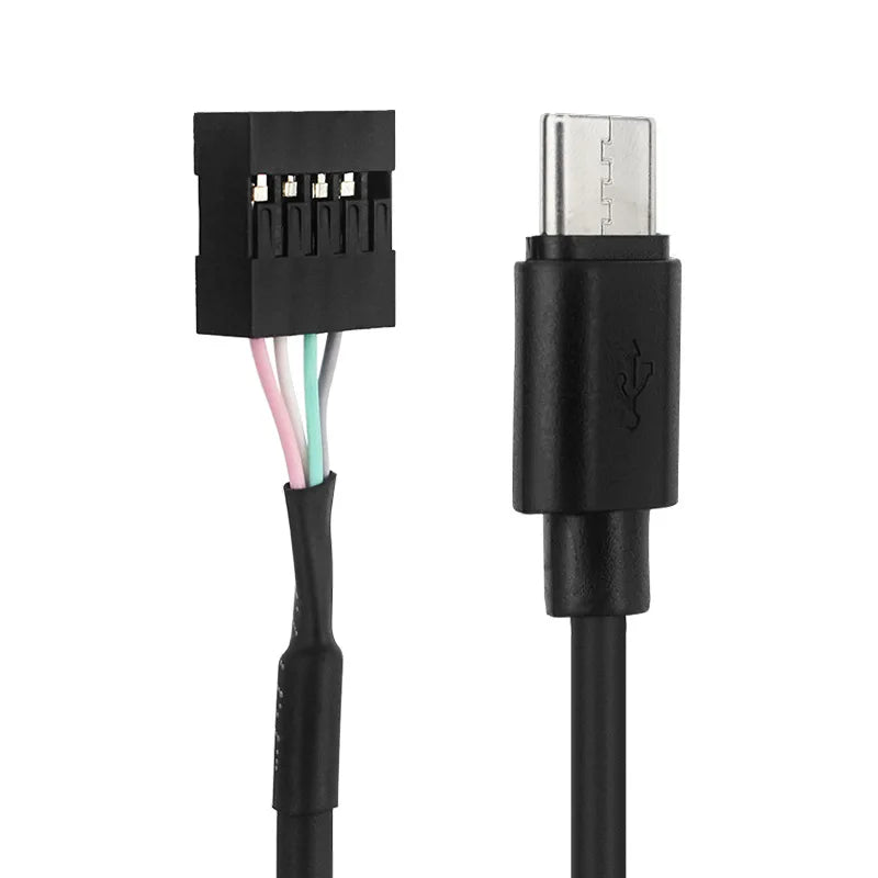 USB-C to 9-Pin Motherboard Power Cable 50cm | Data & Charge